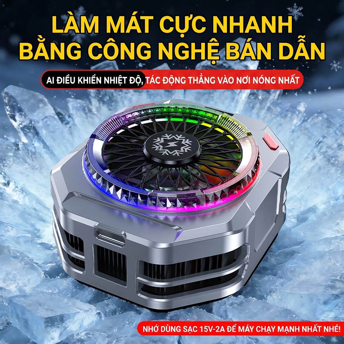 TH28 PRO V3 làm mát cực nhanh bằng công nghệ bán dẫn